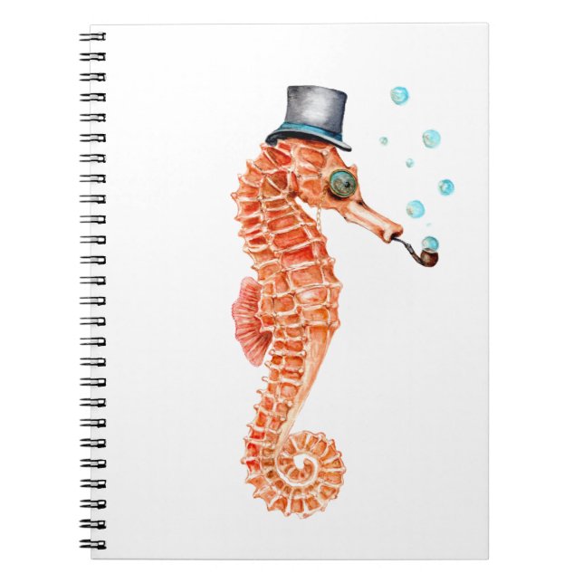 Cuaderno Seahorse Steampunk (Frente)