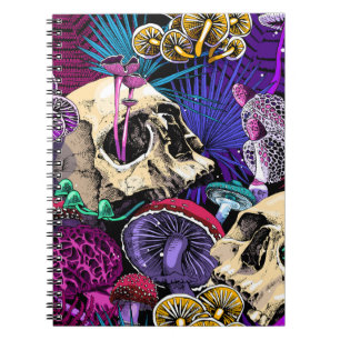 Cuaderno Seamless wallpaper pattern. Bright Magic Psychedel