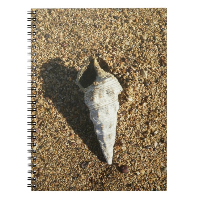 Cuaderno Seashell en la playa (Frente)