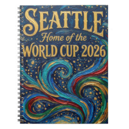 Cuaderno Seattle Home of the World Cup 2026 Soccer Moody