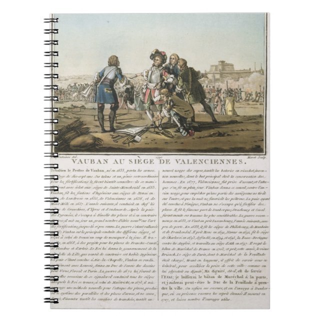 Cuaderno Sebastien le Prestre de Vauban (1633-1707) en (Frente)