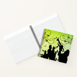 Cuaderno Sección Trump Música Jazz Verde