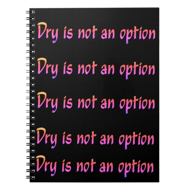 Cuaderno Seco No Es Un Texto De Opción (Frente)