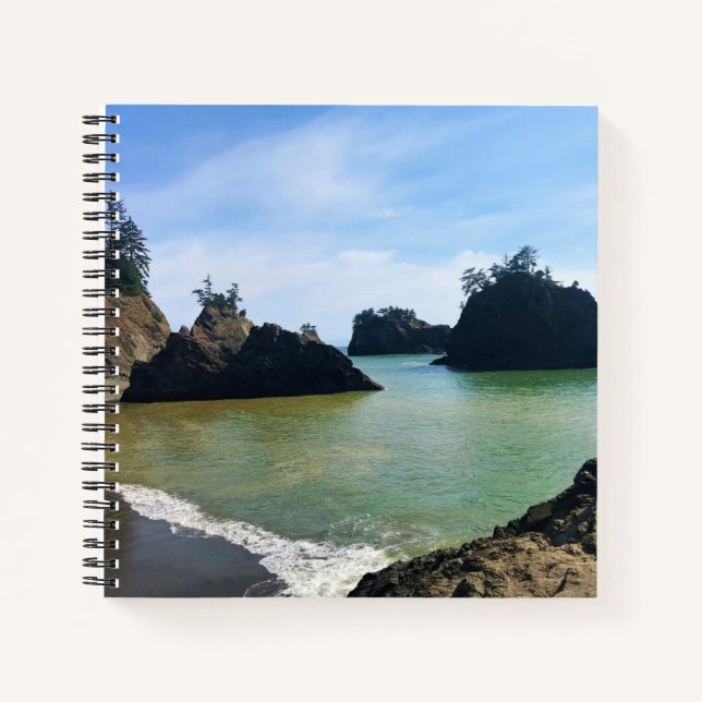 Cuaderno Secret Beach, Samuel H. Boardman, Oregon (Anverso)