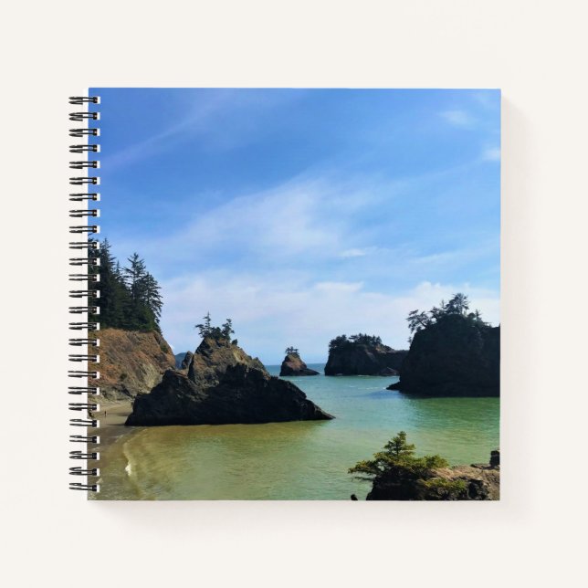 Cuaderno Secret Beach, Samuel H. Boardman, Oregon (Anverso)