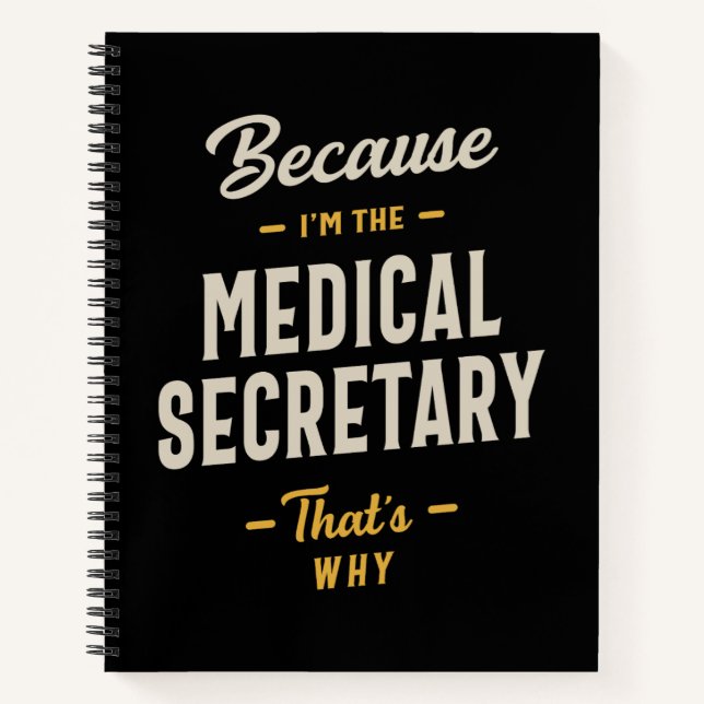 Cuaderno Secretaría de Medicina Profesional (Anverso)