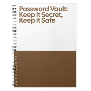 Cuaderno Secreto de Cofre de Contraseñas