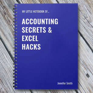 Cuaderno Secretos de contabilidad y Excel Hacks Office Note