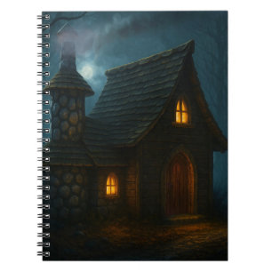 Cuaderno Secretos de la casa de brujas en el bosque