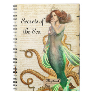 Cuaderno Secretos de la sirena marina