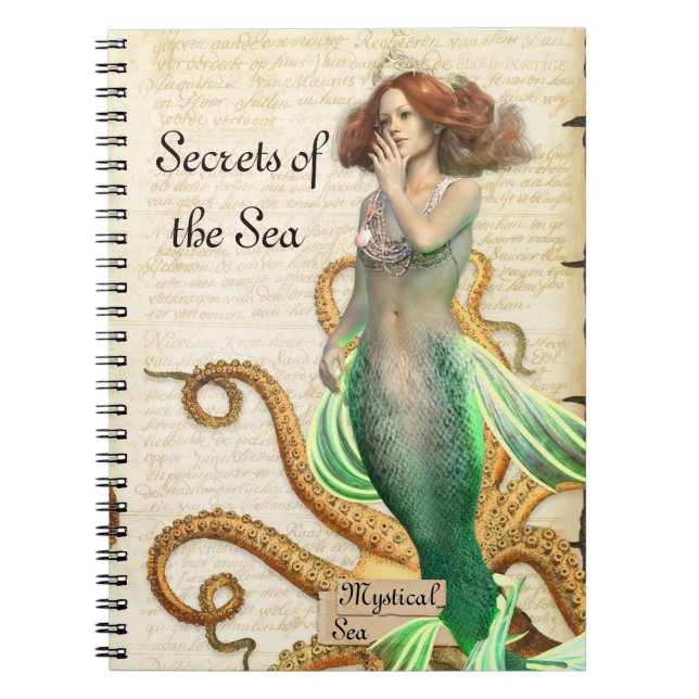 Cuaderno Secretos de la sirena marina (Frente)