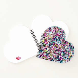 Cuaderno Secuencia de imitación arcoiris rosada esparce el
