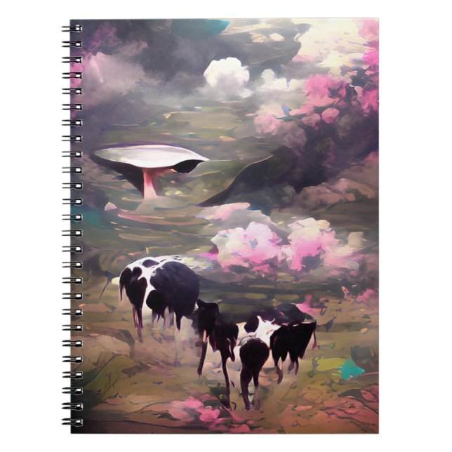 Cuaderno Secuestro de vacas de OVNI (Frente)