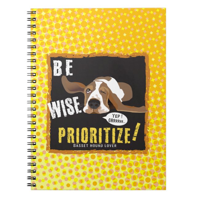 Cuaderno ¡Sed Sabios, Priorízate! (Frente)