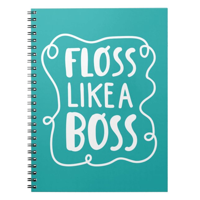 Cuaderno Seda como una frase dental de Boss el | (Frente)