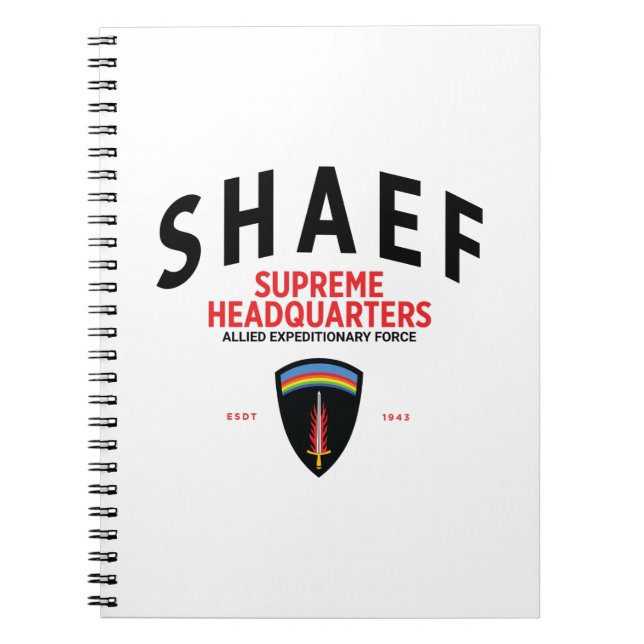 Cuaderno Sede de la SHAEF (Frente)