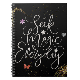 Cuaderno Seek Magic Every Day- Glitter Glam Notebook