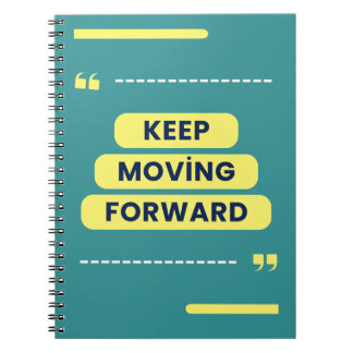Cuaderno Seguir avanzando en la cita motivacional