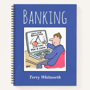 Cuaderno Seguir registro bancario con el nombre del propiet