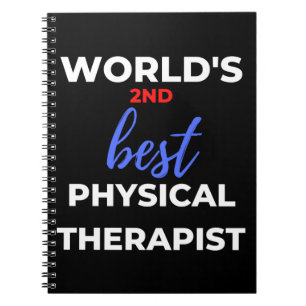 Cuaderno Segundo mejor terapeuta físico del mundo