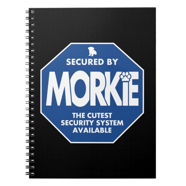 Cuaderno Seguridad-Morkie-Azul (Frente)