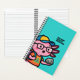 Cuaderno Seguro que axolotl preguntas Meme Sarcástico Lindo