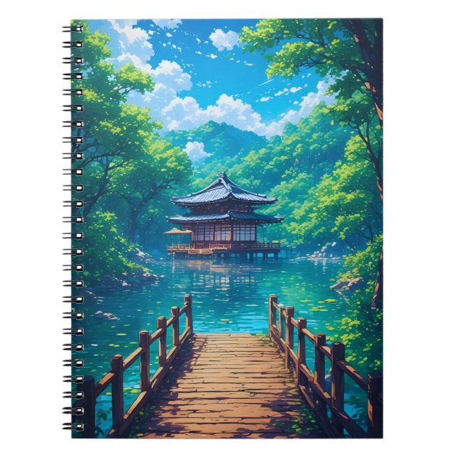 Cuaderno (Seijaku no Kohan) - Serenidad en el Lago (Frente)