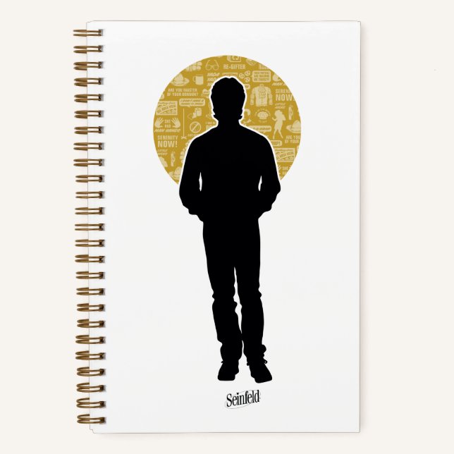 Cuaderno Seinfeld | Jerry Seinfeld Silhouette (Anverso)