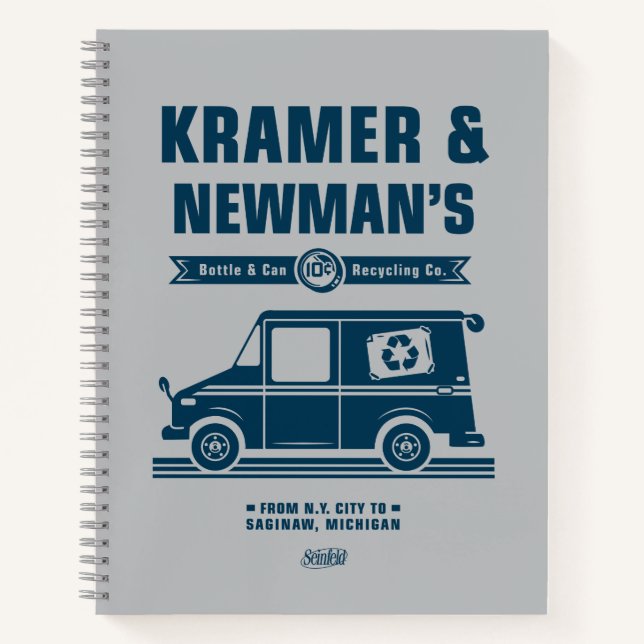 Cuaderno Seinfeld | Kramer & Newman's Recycling Co. (Anverso)