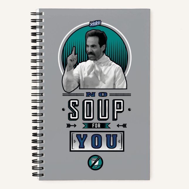 Cuaderno Seinfeld | Sin Sopa Para Usted Gráfico (Anverso)