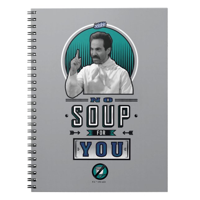 Cuaderno Seinfeld | Sin Sopa Para Usted Gráfico (Frente)