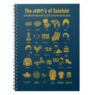 Cuaderno Seinfeld The ABC's of Seinfeld Infographic