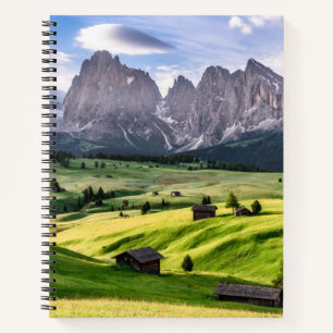 Cuaderno Seiser Alm Alpes Dolomitas, Italia