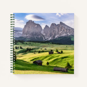 Cuaderno Seiser Alm Alpes Dolomitas, Italia