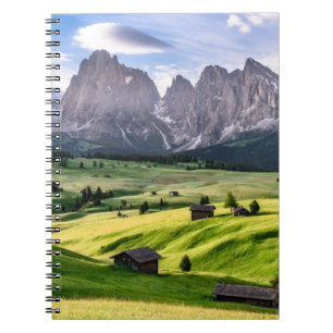 Cuaderno Seiser Alm Alpes Dolomitas, Italia