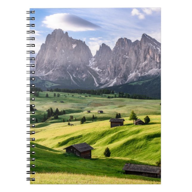 Cuaderno Seiser Alm | Alpes Dolomitas, Italia (Frente)