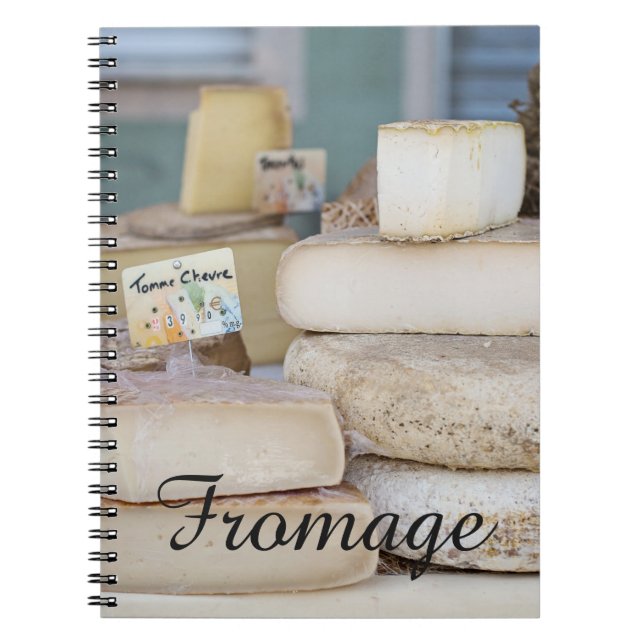 Cuaderno Selección de queso francés rústico (Frente)