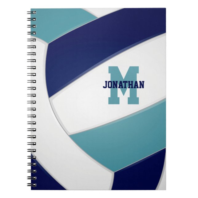 Cuaderno Selección verde azulada azul marino colores chicas (Frente)