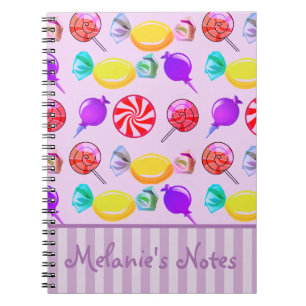 Cuaderno Seleccionar y mezclar el caramelo personalizado