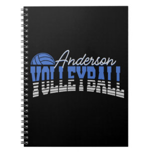 Cuaderno Selector de voleibol personalizado ADD NAME Team C