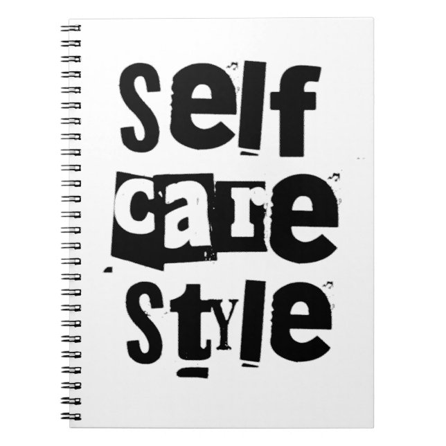 Cuaderno self care style (Frente)