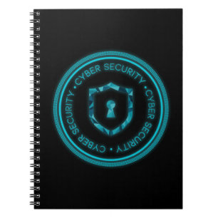 CUADERNO SELLO DE BADGE DE SEGURIDAD DE CIBERNAUTAS