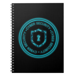 CUADERNO SELLO DE BADGE DE SEGURIDAD DE CIBERNAUTAS