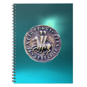 Cuaderno SELLO DE LA PLANTILLA DE KNIGHTS azul