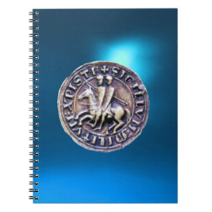 Cuaderno SELLO DE LA PLANTILLA DE KNIGHTS azul