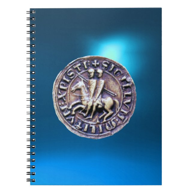 Cuaderno SELLO DE LA PLANTILLA DE KNIGHTS azul (Frente)