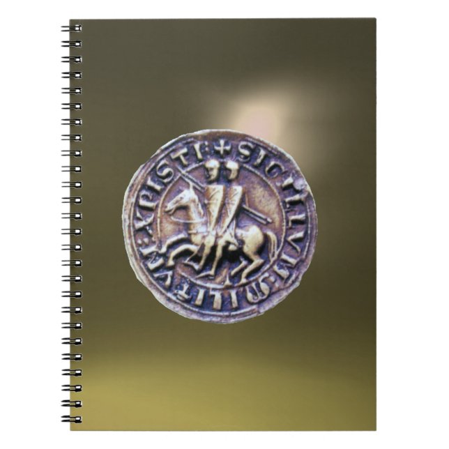 Cuaderno SELLO DE LA PLANTILLA DE LOS CABALLOS gris (Frente)