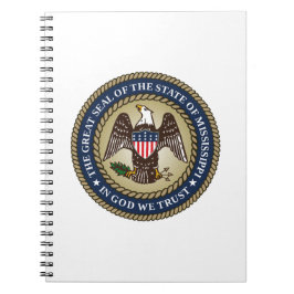 Cuaderno Sello de Misisipi (Estado de los Estados Unidos)