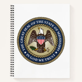 Cuaderno Sello de Misisipi (Estado de los Estados Unidos)