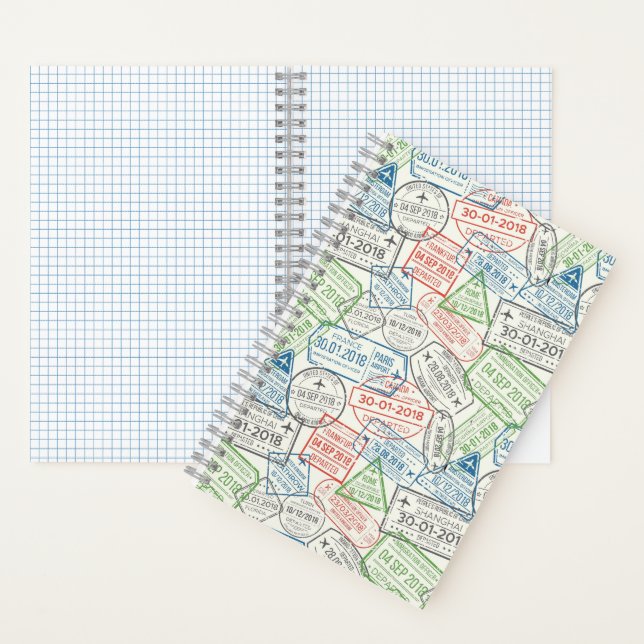 Cuaderno Sello de visado de viaje (Interior)